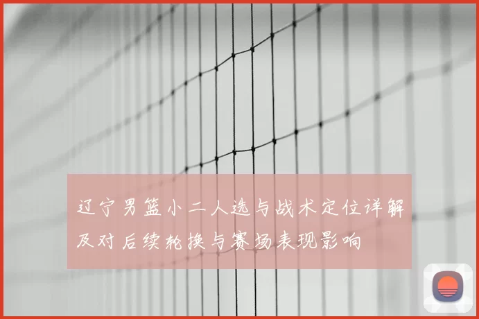 辽宁男篮小二人选与战术定位详解及对后续轮换与赛场表现影响