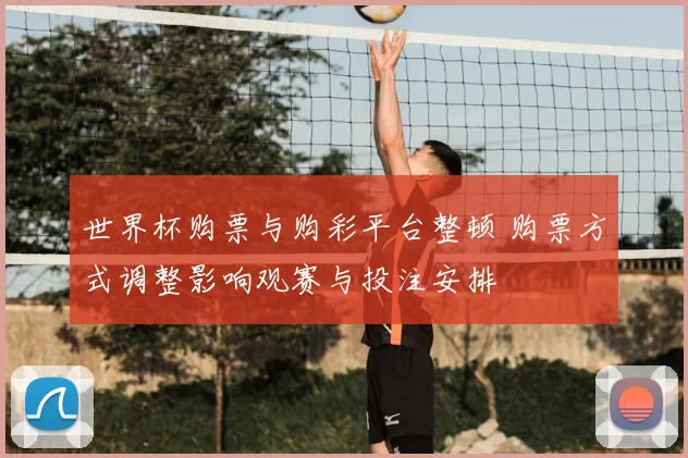 世界杯购票与购彩平台整顿 购票方式调整影响观赛与投注安排